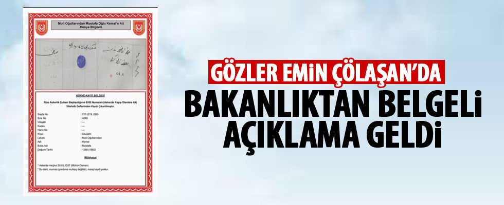 Bakanlıktan Cumhurbaşkanı'nın dedesiyle ilgili açıklama