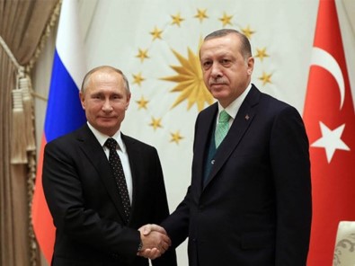 Cumhurbaşkanı Erdoğan Putin İle Suriye'yi Görüştü