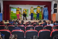 İLKOKUL ÖĞRENCİSİ - Nurdağı'nda Öğrencilere Tiyatro Gösterisi