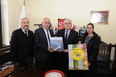 PTT Başmüdürü Ersoy, Ürgüp Belediye Başkanı Yıldız'ı Ziyaret Etti