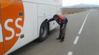 Afşin'de Kış Lastiği Denetimi