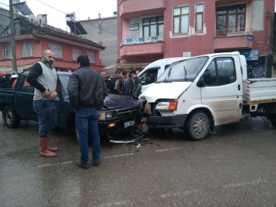 Bafra'da Kaza Açıklaması 1 Yaralı