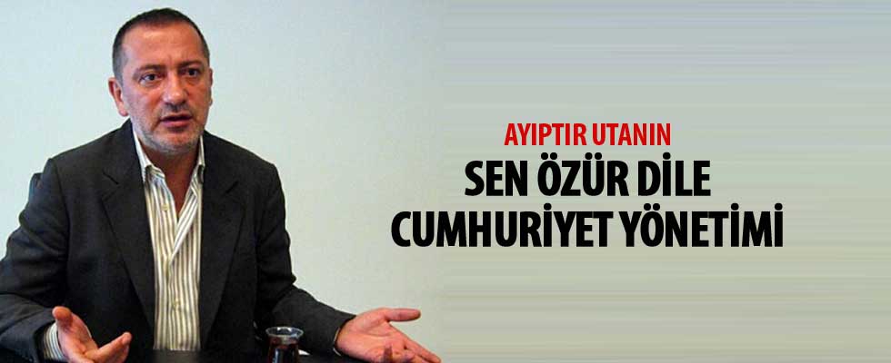 Fatih Altaylı'dan Cumhuriyet gazetesine: Ayıptır, utanın