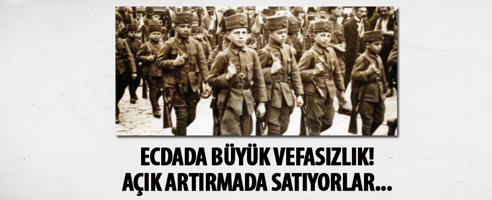 İstiklal madalyaları açık artırmada