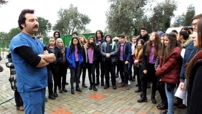 Liseli Gençler Barınaktaki Can Dostlarını Ziyaret Etti