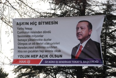 Tokat'ta, Cumhurbaşkanı Erdoğan Hazırlığı