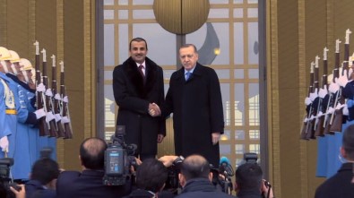 Erdoğan, Katar Emiri İle Bir Araya Geldi
