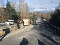 ZEKERIYAKÖY - Sarıyer'de Dizi Setine Jeneratör Götüren Kamyonet Devrildi Açıklaması  1 Ölü