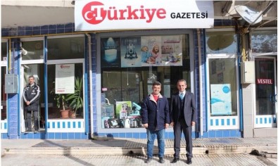 Tosya Kaymakamı Pişkin, Türkiye Gazetesi Temsilciliğini Ziyaret Etti