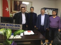 BILECIK MERKEZ - Türk Büro-Sen'den Merkez İlçe Başkanlığı'na Ziyaret