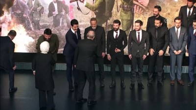 Erdoğan, 'Kut'ül Amare' dizisinin tanıtımına katıldı
