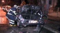 Adana'da Otomobil Yangını