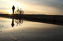 VUSLAT - Beyşehir Gölü'nde Günbatımı Kartpostallık Görüntüler Oluşturdu