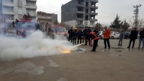 YANGIN TÜPÜ - Dargeçit Devlet Hastanesinde Tatbikatı