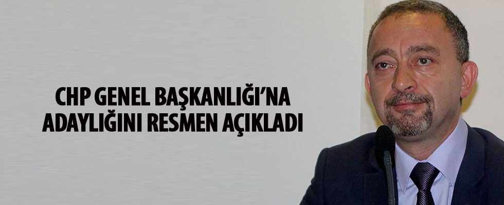Ümit Kocasakal, CHP Genel Başkan adaylığını resmen açıkladı