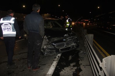 Haliç Köprüsü'nde Kaza Açıklaması 2 Yaralı