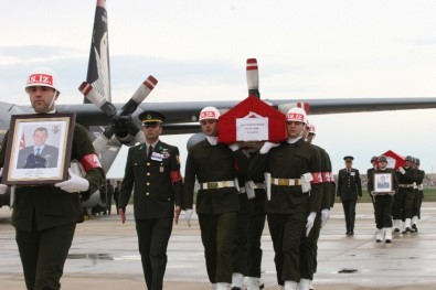 Şehit Pilotların Cenazeleri Ordu'ya Getirildi
