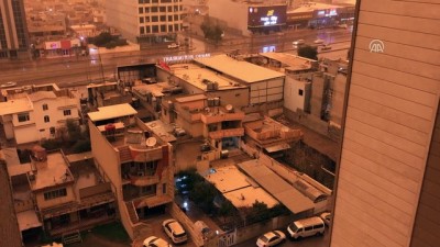 Güneyden Gelen Toz Bulutları Erbil'de Hayatı Olumsuz Etkiliyor