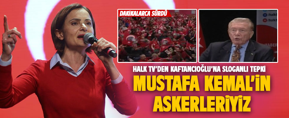 Halk TV canlı yayınında Kaftancıoğlu'na tepki