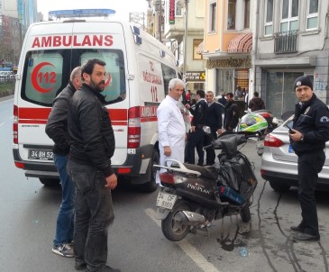 Beyoğlu'nda Görünmez Kaza Açıklaması 1 Yaralı