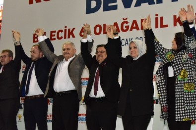 AK Parti Bilecik İl Başkanlığı Seçimleri Başbakan Binali Yıldırım'ın Katılımıyla Gerçekleştirildi