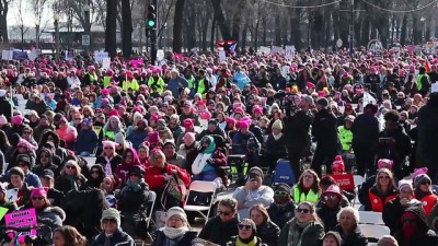 ABD'deki 'Kadınlar Yürüyüşü' Trump Karşıtı Gösteriye Dönüştü