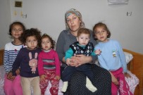 BAĞıVAR - 5 Çocuğuyla Hayata Tutunmaya Çalışıyor