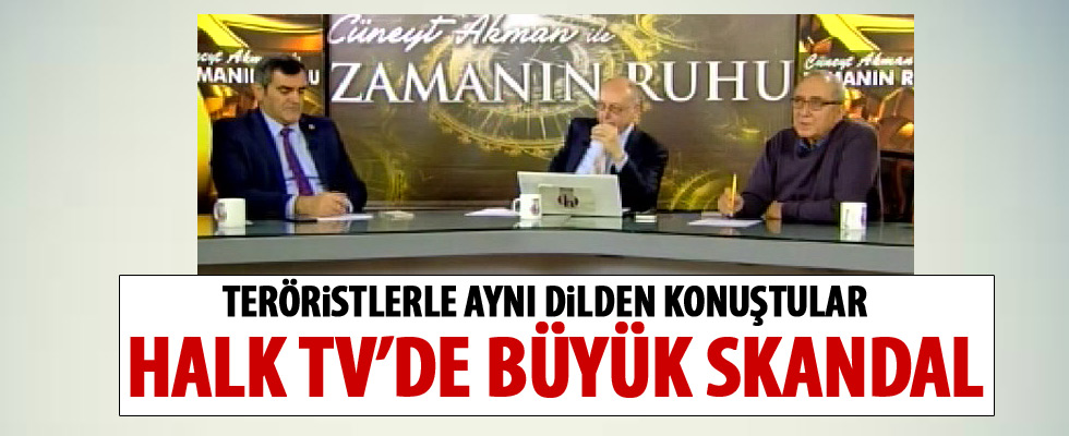 Halk TV teröristlerin yanında yer aldı
