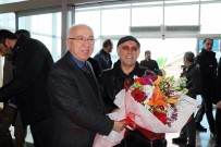 Kudüs'te Gözaltına Alınan 6 İşadamı Kayseri'de Türk Bayrakları İle Karşılandı