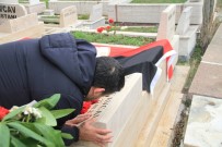 AHMET OĞUZ - Ümit Özat İlhan Cavcav'ın Mezarını Öptü