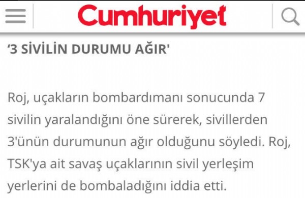 Terör örgütlerinin sesi Cumhuriyet gazetesi