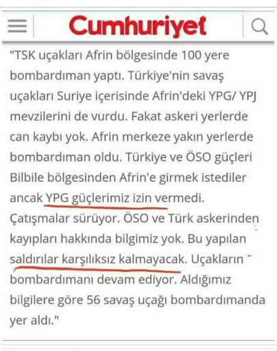 Terör örgütlerinin sesi Cumhuriyet gazetesi