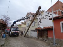 ELEKTRİK HATTI - Hisarcık'ta Görüntü Kirliliği Ortadan Kaldırılıyor