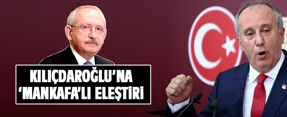 Muharrem İnce'den Kılıçdaroğlu'na 'Mankafa' eleştirisi