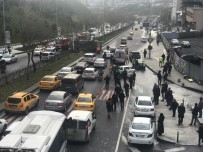 YARALI KADIN - Şişli'de Çöp Kamyonu 3 Araca Çarparak Devrildi Açıklaması 1 Yaralı