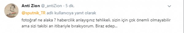 Sputnik'ten tepki çeken haber
