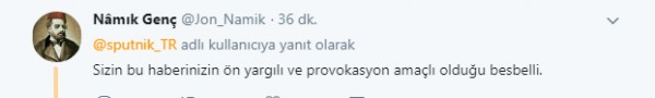 Sputnik'ten tepki çeken haber