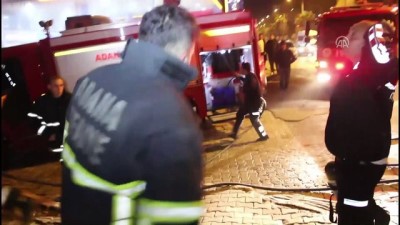 Adana'da İş Yeri Yangını