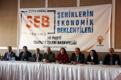 Edirne'de 'Şehirlerin Ekonomik Beklentileri Forumu' Yapıldı