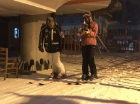 Sarıkmış Cıbıltepe Kayak Merkezi'nde Gece Kayağı Yapıldı