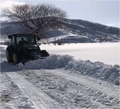 MEHMET ALİ ÖZKAN - Tatvan'da Kar Küreme Araçları İş Başında