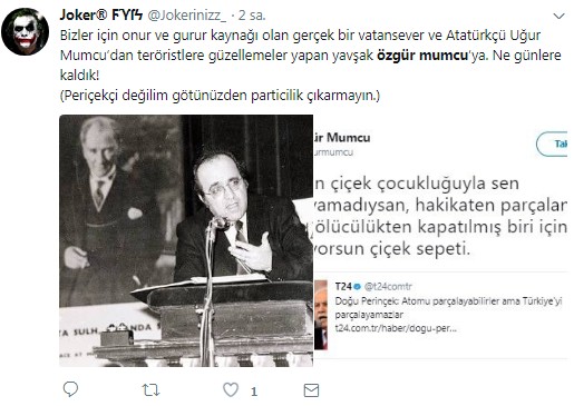 Uğur Mumcu'nun oğlu Özgür Mumcu'ya büyük tepki