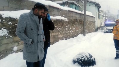 Konya'da Kar Altında Erkek Cesedi Bulundu