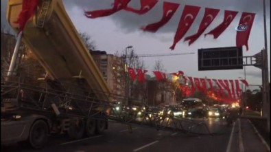 Vatan Caddesi'nde Faciadan Dönüldü
