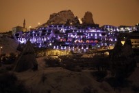 Karlarla Kaplı Peribacaları Büyüledi