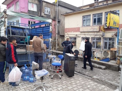 Sason PTT Binası Boşaltıldı