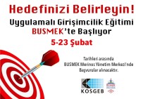 'Uygulamalı Girişimcilik' Eğitimi Başlıyor