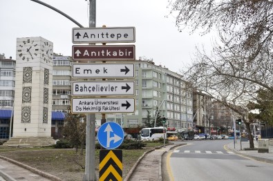 Başkent'in Cehresini Yeni Trafik Levhaları Değiştirecek