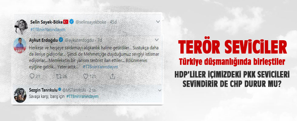 CHP'den Terör Sevici Tabipler Birliği'ne destek