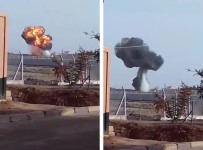 TACİZ ATEŞİ - Türk Tankı, Teröristlerin Mevzi Kazan İş Makinesini Vurdu